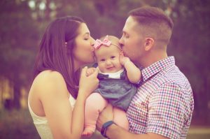 family of three